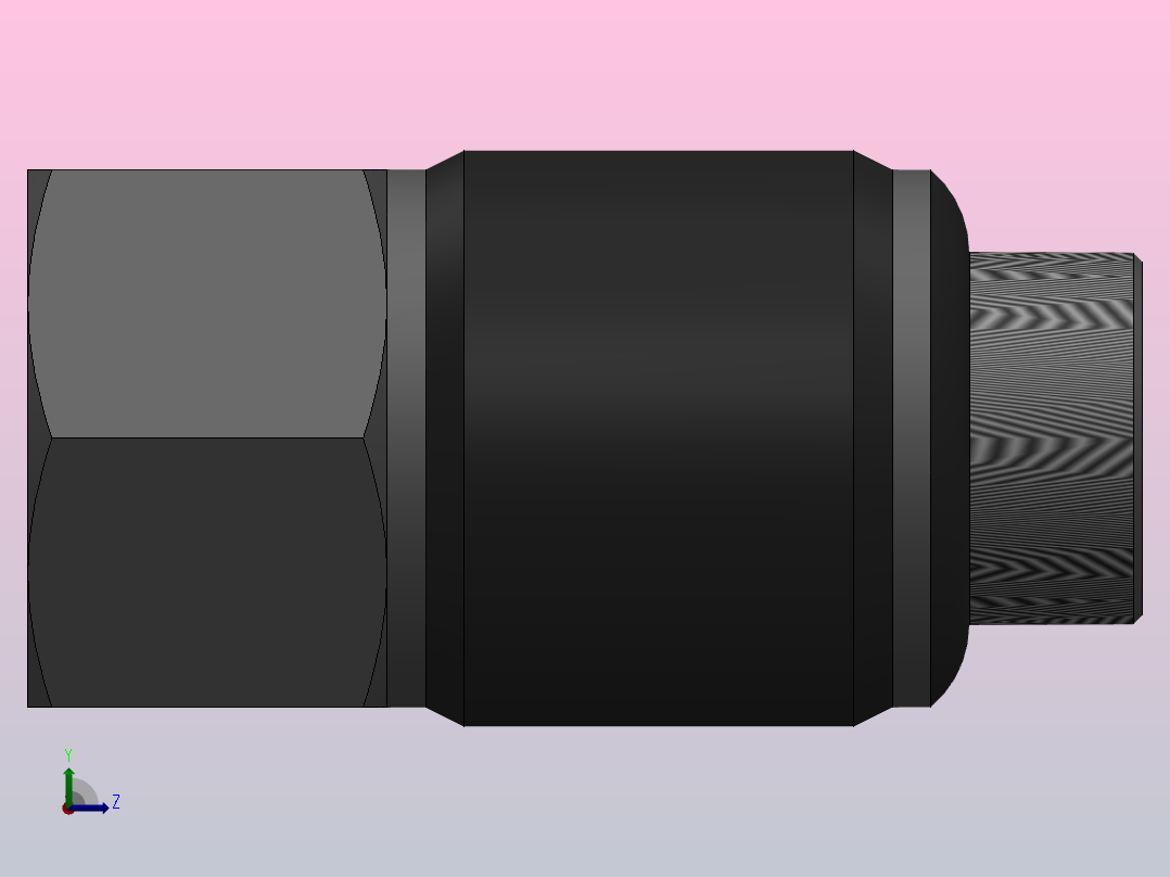 IPHF-G 串联接头-G螺纹_IPHF04-G01左视图