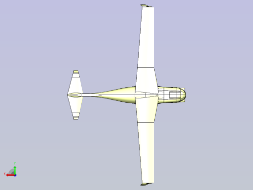 航空器机体设计后视缩略图