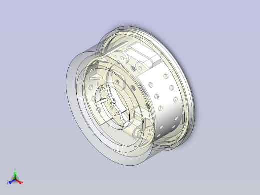 鼓式制动器3D模型