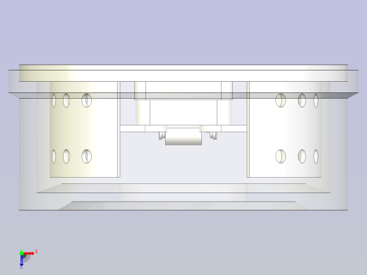 鼓式制动器3D模型俯视缩略图