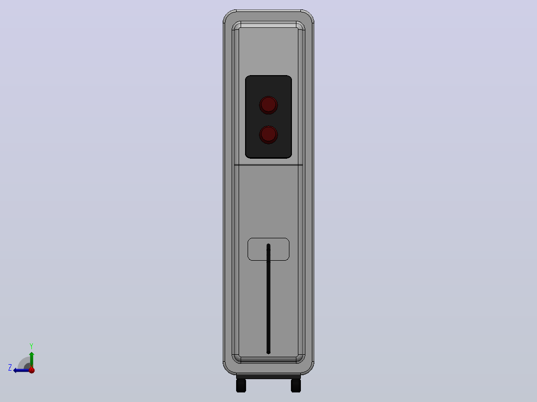 散热器加热器右视图