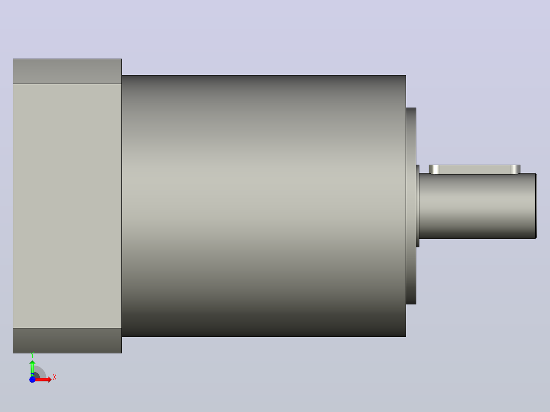 间隙减速器gearbox_gbx080008k_gbk_080_070_3_f前视图