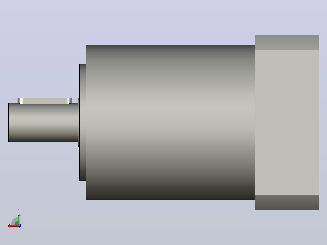 间隙减速器gearbox_gbx080008k_gbk_080_070_3_f后视图