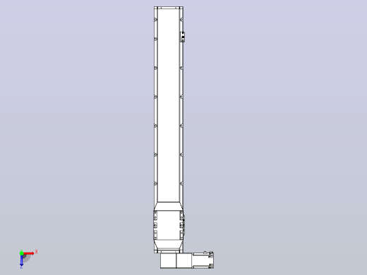 机器人皮带驱动直线轴TPA-GCB-150-P80-L950-DL-M75-N3俯视缩略图