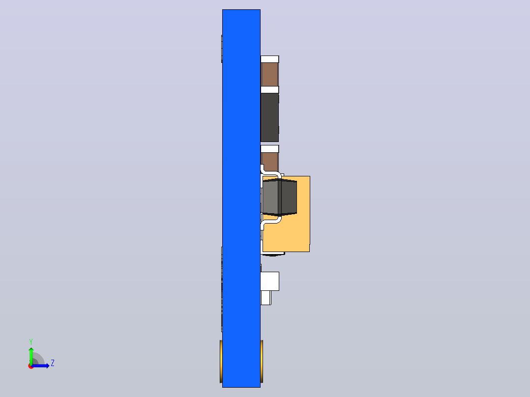GY-511  LSM303DLHC电子罗盘3D加速计和3D磁力计模块左视图
