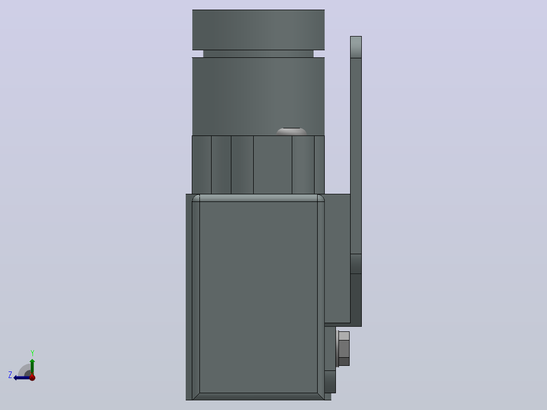 SY7120-L-C4-8 L型插座式电磁阀[SY7120-6-L-02-C4-F2]前视图