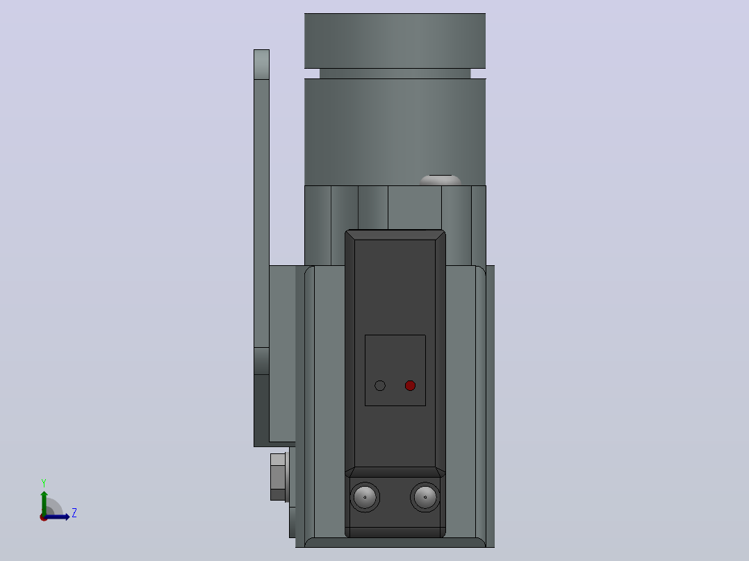 SY7120-L-C4-8 L型插座式电磁阀[SY7120-6-L-02-C4-F2]后视图