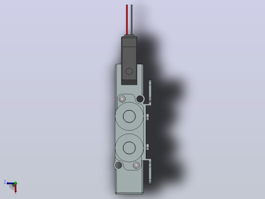SY7120-L-C4-8 L型插座式电磁阀[SY7120-6-L-02-C4-F2]俯视缩略图