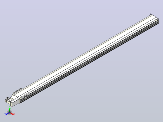 皮带直线轴半封闭可选导轨TPA-HNB-202D-140-L3050-MR-Y-P75-N3