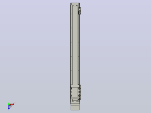 滚珠丝杠直线轴内置导轨TPA-GCR-65-1610C-L550-MP-M40-N3俯视缩略图