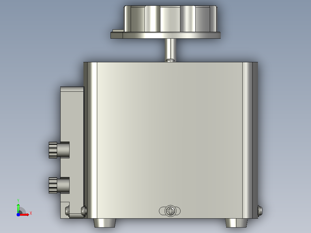 TDGC2-0.2接触调压器三维模型202011前视图