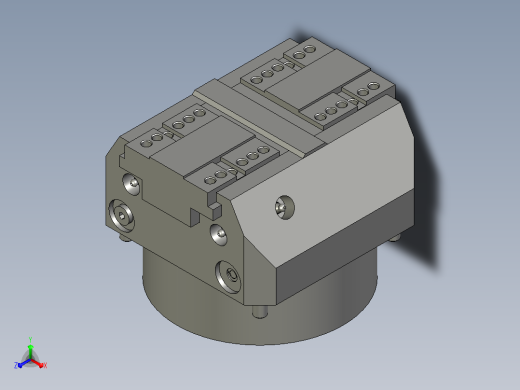 气动夹紧系统SCHUNK-0405382 KSF-LH-Z plus 160, 0正等轴测缩略图