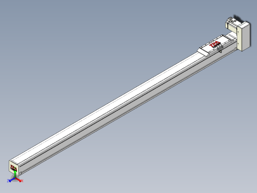伺服电机集成皮带传动直线执行器TPA-OCB-100-192-L1850-LU-P75-N3