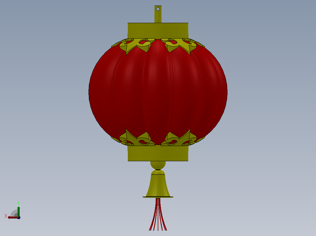 灯笼后视图