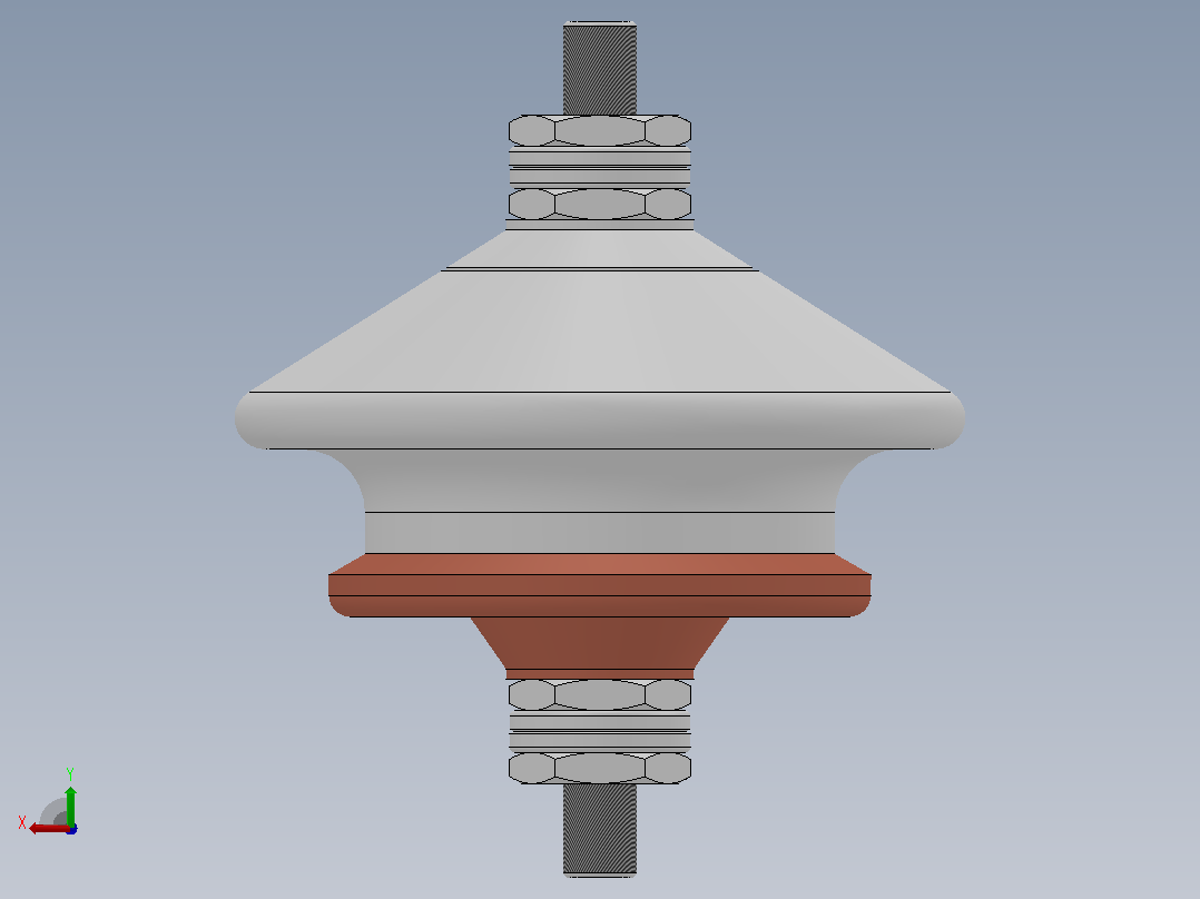 FYS-0.5kv-500V低压陶瓷氧化锌避雷器[Y1.5W-0.8╱3.9]后视图