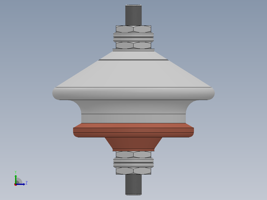 FYS-0.5kv-500V低压陶瓷氧化锌避雷器[Y1.5W-0.8╱3.9]左视图
