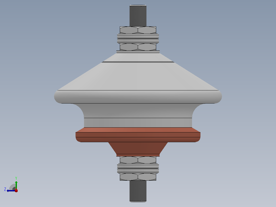 FYS-0.5kv-500V低压陶瓷氧化锌避雷器[Y1.5W-0.8╱3.9]右视图