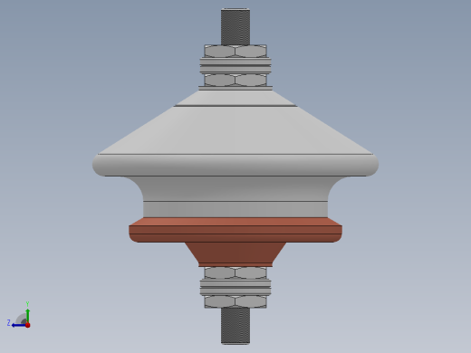 FYS-0.5kv-500V低压陶瓷氧化锌避雷器[Y1.5W-0.8╱3.9]右视缩略图