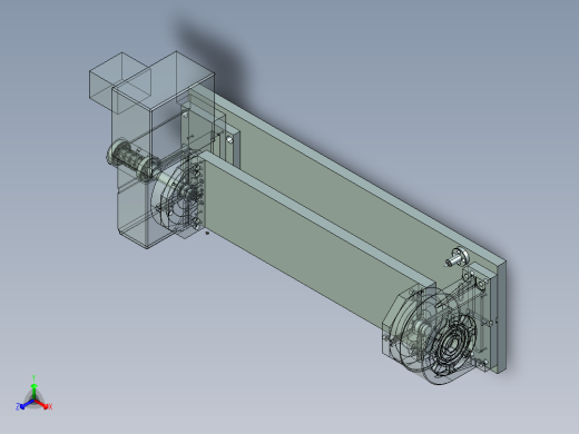 四轴转台液压夹具正等轴测缩略图