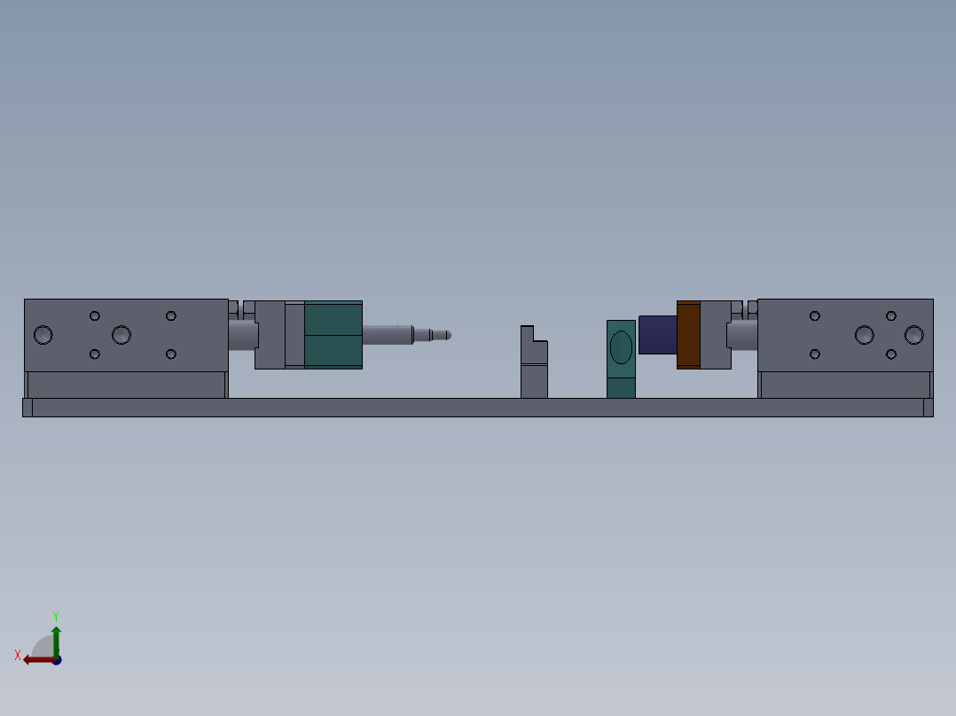 整形工装后视图