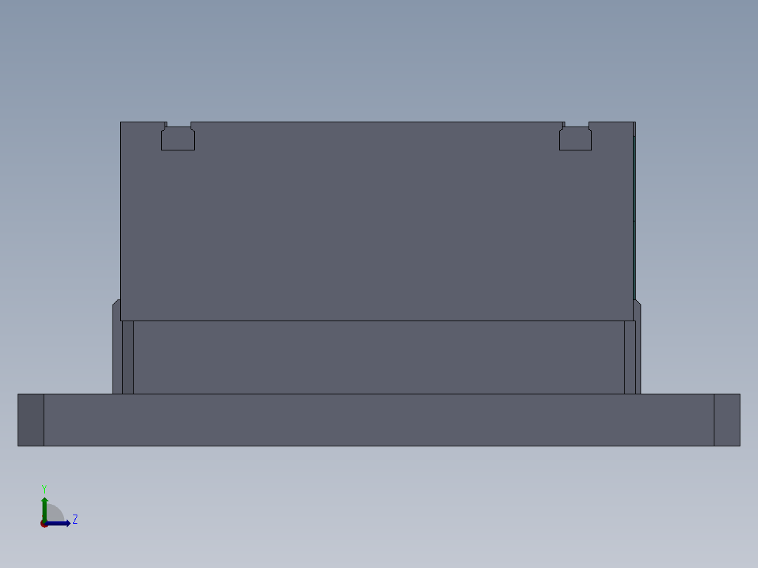 整形工装左视图