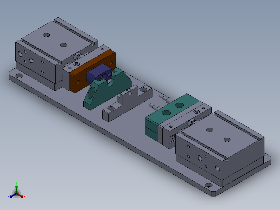 整形工装正等轴测图