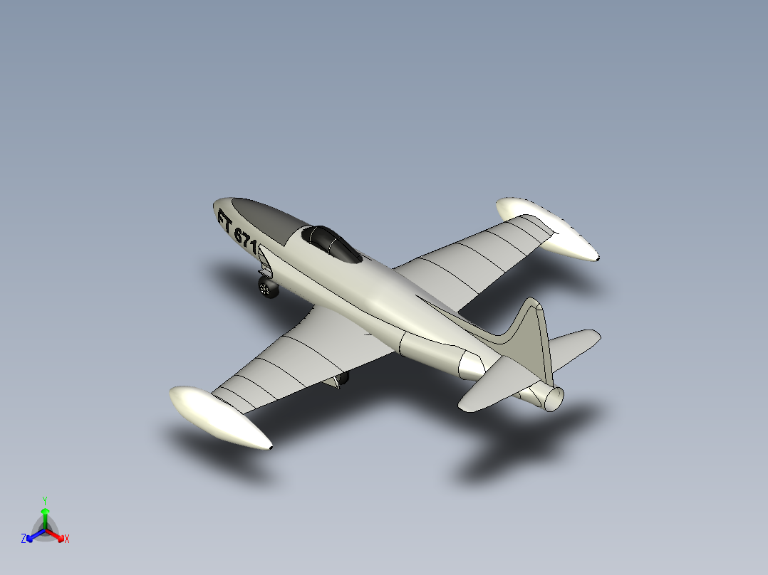 144-P-80A Shooting Star STP STL