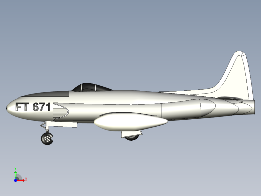 144-P-80A Shooting Star STP STL前视缩略图