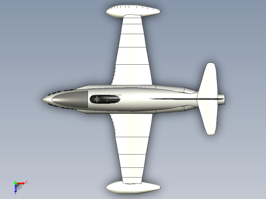 144-P-80A Shooting Star STP STL俯视缩略图