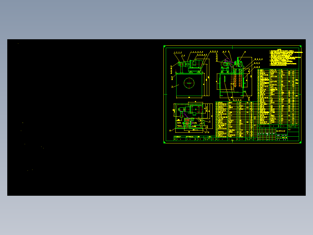 小型液压站全套图纸