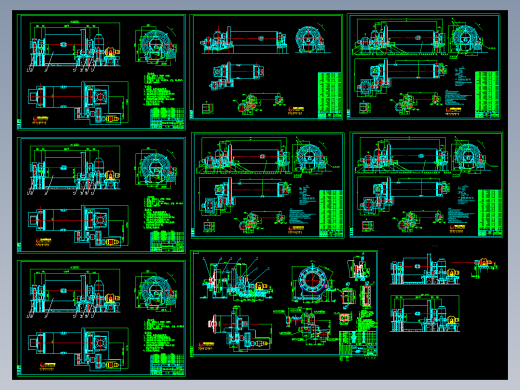 M2265磨机多张总图