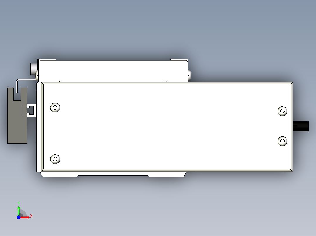 Toyo东佑达直线模组-ECH12-100-BL-100W前视图