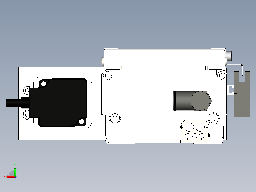 Toyo东佑达直线模组-ECH12-100-BL-100W后视图