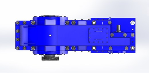 三级斜齿轮减速箱3D图纸 Solidworks设计 附IGS STEP缩略图