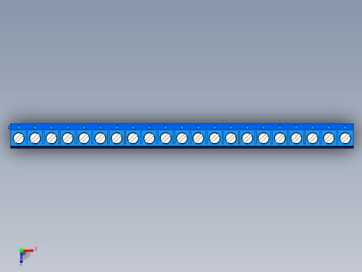 DEGSON DG306 系列 5.0 接线端子-DG306-5.0-21P-12-00AH俯视缩略图