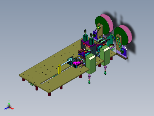 同轴电缆剥线切线送线机