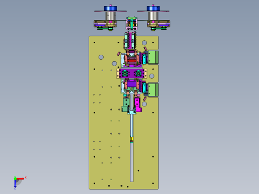 同轴电缆剥线切线送线机俯视缩略图