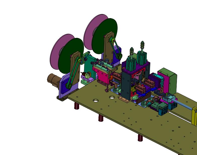 同轴电缆剥线切线送线机