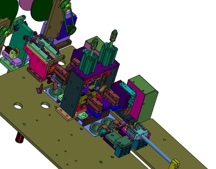 同轴电缆剥线切线送线机