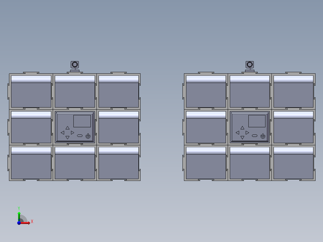 智能抽屉前视图