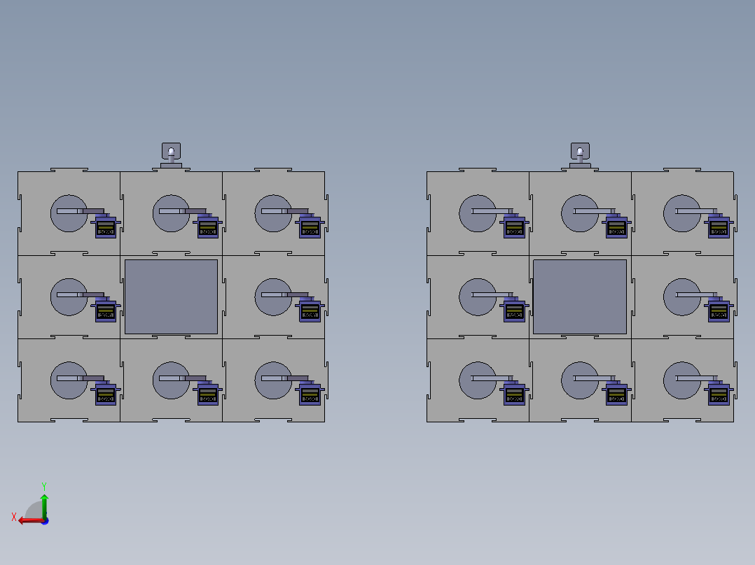 智能抽屉后视图