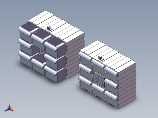 智能抽屉正等轴测缩略图