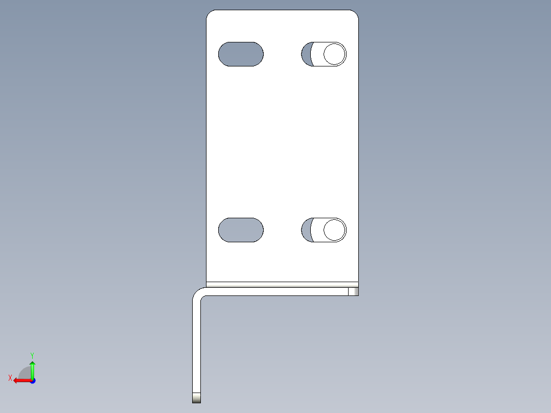基恩士PZ-B22A_kc图纸模型后视图