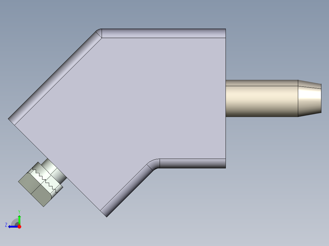 型材-BR 30X30 45_CONNECTOR KJN518426右视图