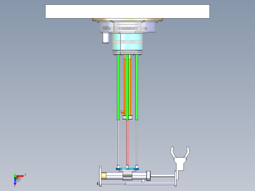基于S7-200PLC的搬运机械手设计-含程序和三维catia【西门子】俯视缩略图