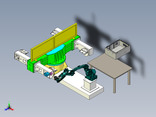 焊接机器人带变位机