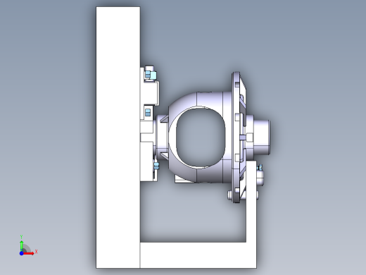 民意车差速器壳体加工工艺编制及专用夹具设计【三维图】前视缩略图