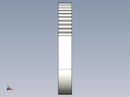 取手(鋁合金)SG1,SG2-3D多系列多零件图纸模型前视缩略图