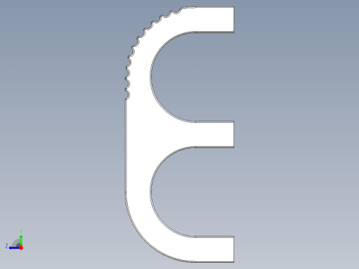 取手(鋁合金)SG1,SG2-3D多系列多零件图纸模型右视缩略图