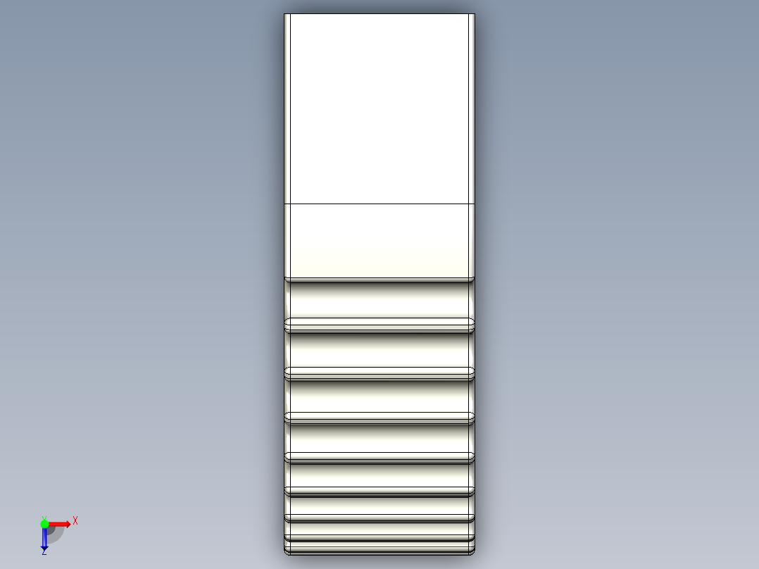 取手(鋁合金)SG1,SG2-3D多系列多零件图纸模型俯视图